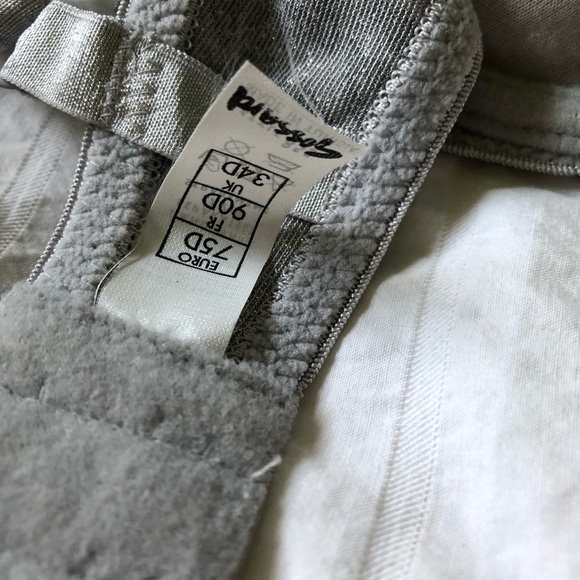 Gossard silver and grey leopard print bra size 34D NWT - Picture 3 of 7